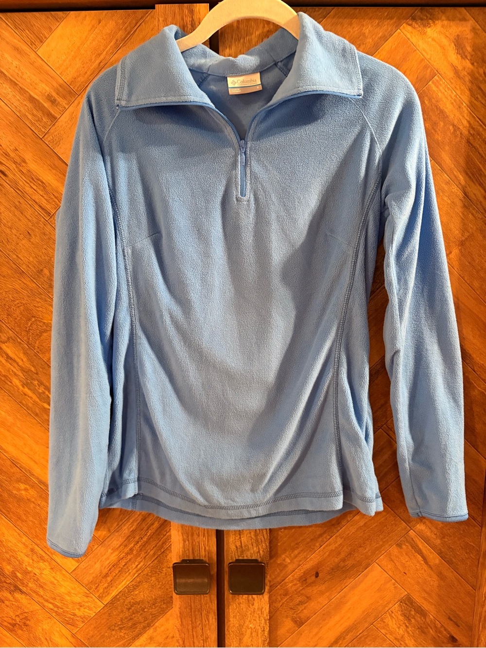 Columbia Women’s Sky Blue Half-Zip Fleece Pullover